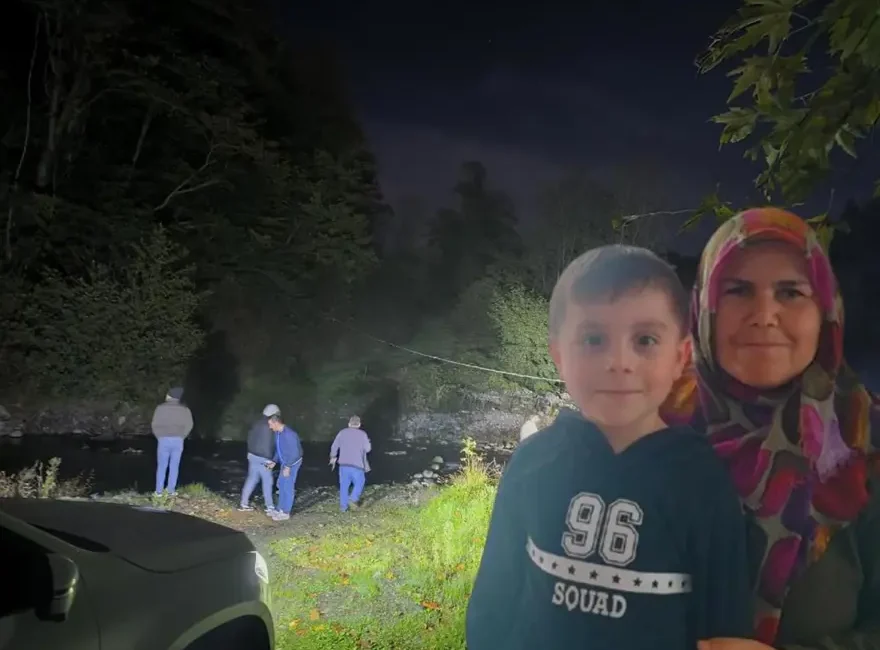 Kastamonu’da sekiz gün önce kaybolan anne ile oğlunu bulmak için