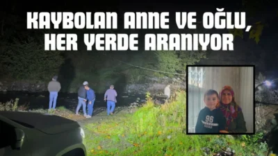 Kastamonu’nun Bozkurt ilçesinde yaşayan Huriye Helvacı (43) ve oğlu Osman
