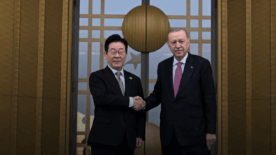 Cumhurbaşkanı Recep Tayyip Erdoğan, Türkiye'yi ziyaret eden Güney Kore Devlet