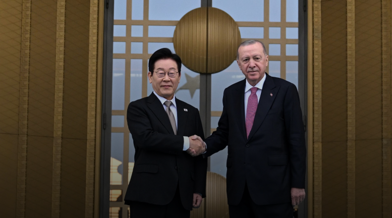 Cumhurbaşkanı Recep Tayyip Erdoğan, Türkiye'yi ziyaret eden Güney Kore Devlet