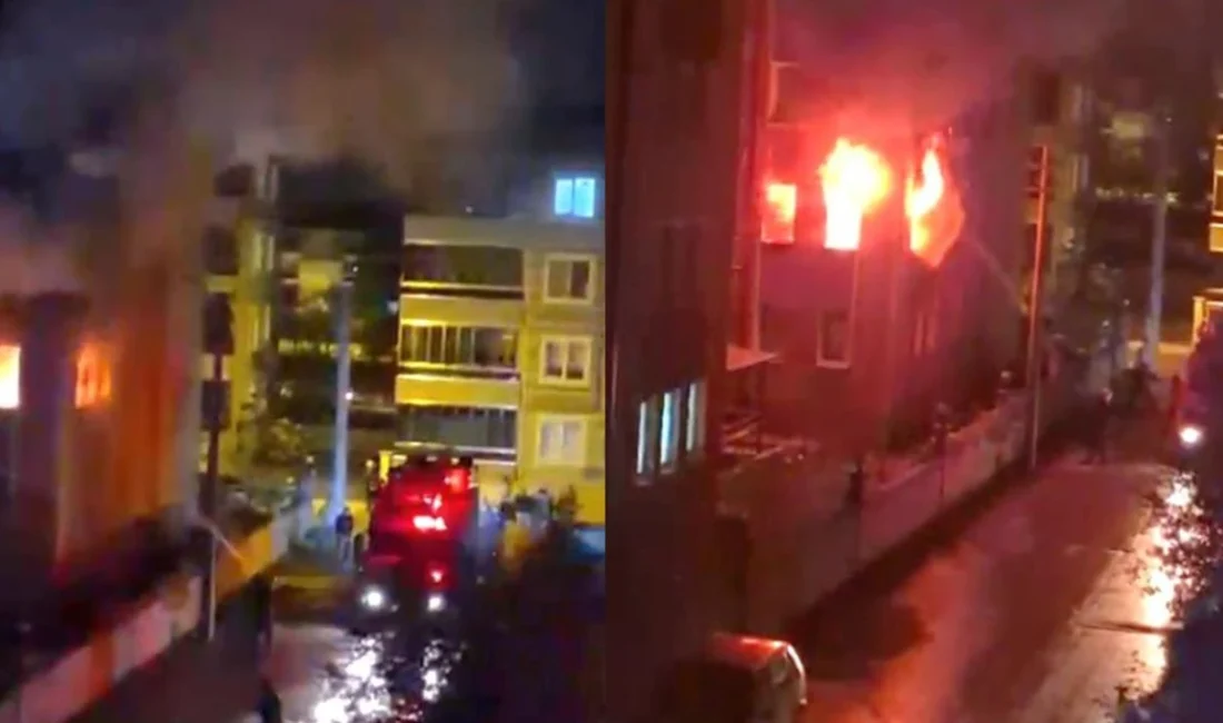 Kütahya'da bir apartman dairesinde çıkan yangında, yoğun duman nedeniyle mahsur