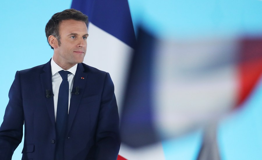 Fransa Cumhurbaşkanı Emmanuel Macron, Fransız Alpleri’ndeki Varces Askeri Üssü’nde yaptığı