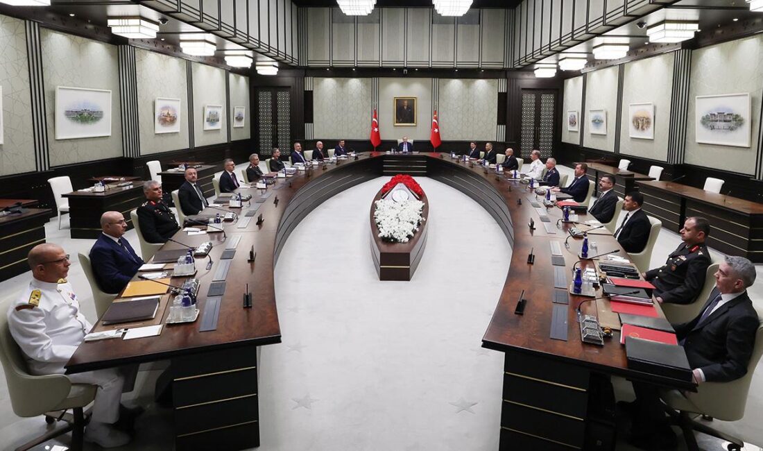 Milli Güvenlik Kurulu (MGK), Cumhurbaşkanı Recep Tayyip Erdoğan başkanlığında toplandı.