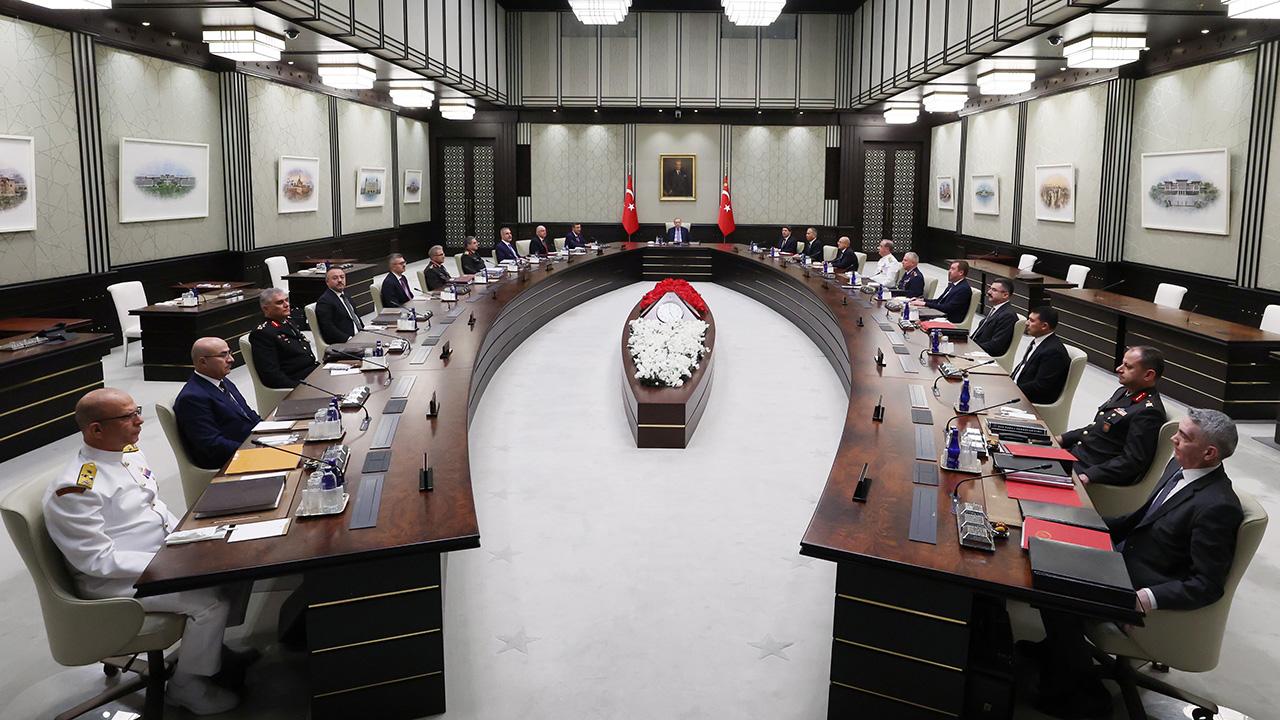 Milli Güvenlik Kurulu (MGK), Cumhurbaşkanı Recep Tayyip Erdoğan başkanlığında toplandı.