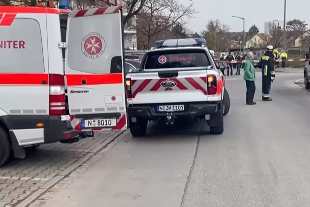 Nürnberg’in Grossreuth semtinde inşaat çalışmaları sırasında İkinci Dünya Savaşı döneminden
