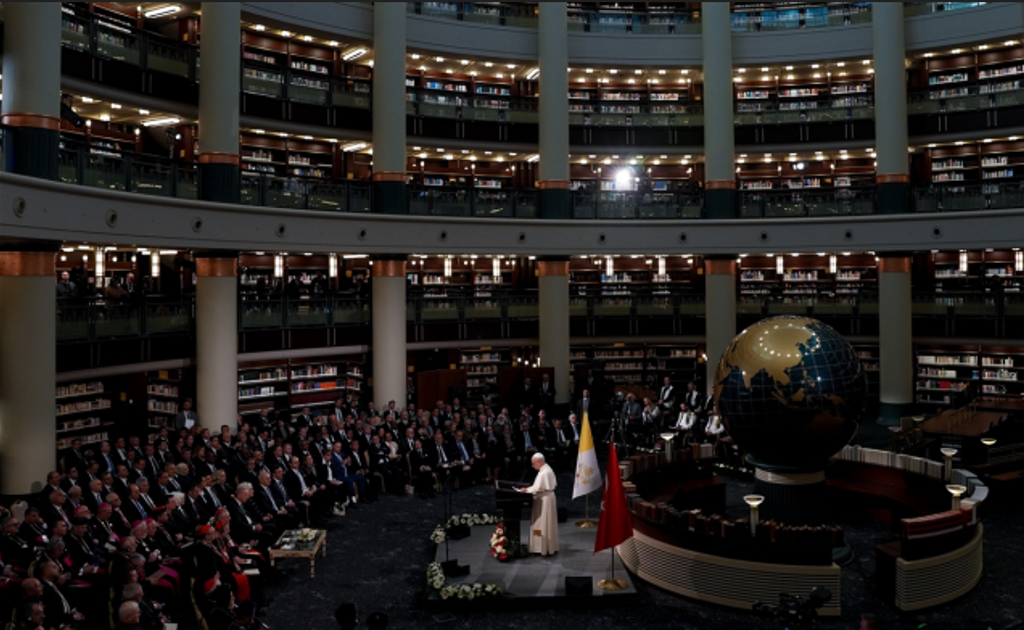 Vatikan Devlet Başkanı Papa 14. Leo, Beştepe Millet Kütüphanesi’nde yaptığı