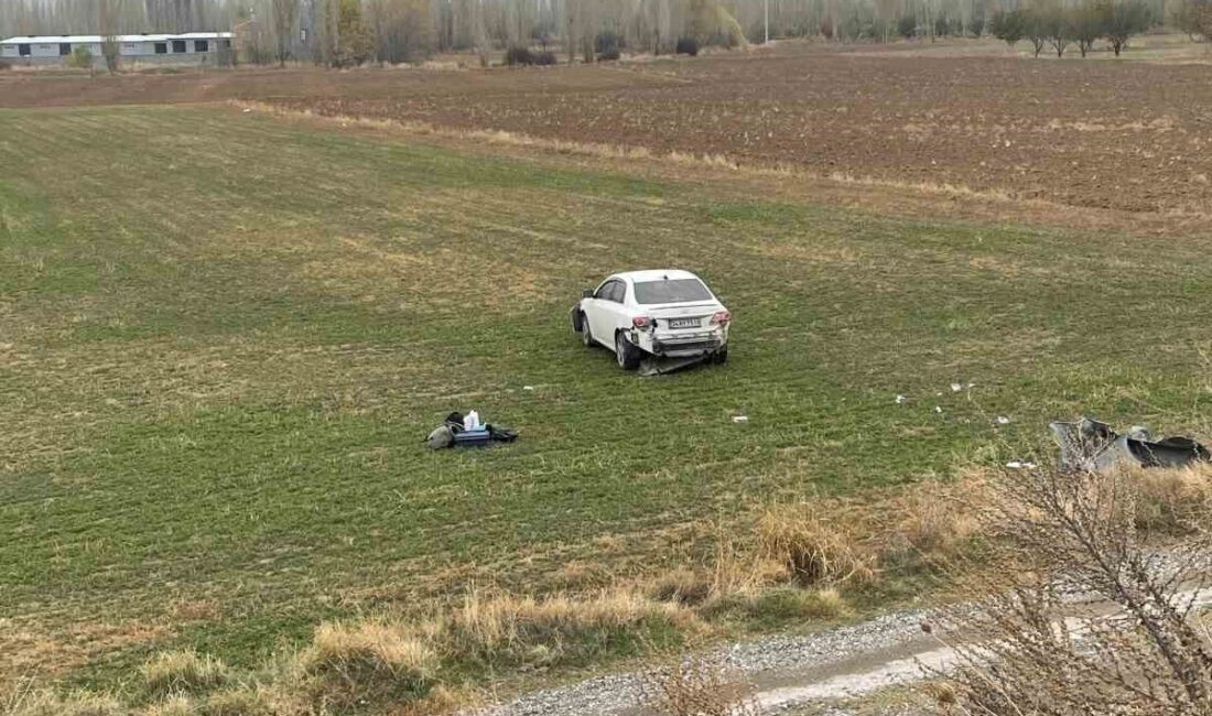 Afyonkarahisar’da kontrolden çıkarak şarampole giren otomobilde bir kişi yaralandı.
