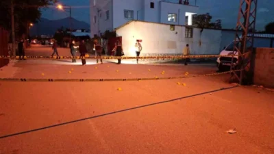 Erzin'de narenciye bahçesinde çalışan tarım işçileri arasında çıkan silahlı kavgada