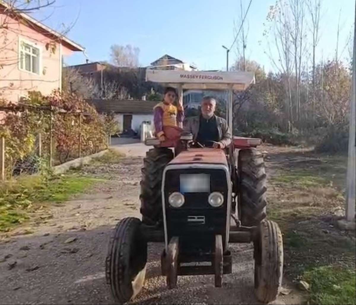 Tokat’ın Çerçi köyünde çiftçilik yapan Hasan Küsen, tarlasından çıkmayan traktörüne
