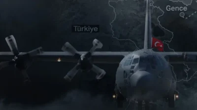 Gürcistan’da düşen Türk Hava Kuvvetlerine ait C130 nakliye uçağının kara