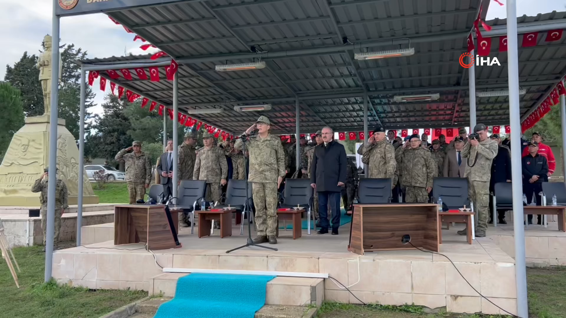 Çanakkale’de 18’inci Mekanize Piyade Tugay Komutanlığı tarafından düzenlenen Yıldırım-2025 Seferberlik