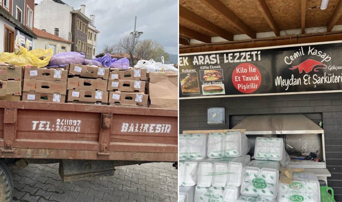 Çanakkale’nin Gökçeada ilçesinde yapılan denetimde bir şarküteride bozuk et, tavuk