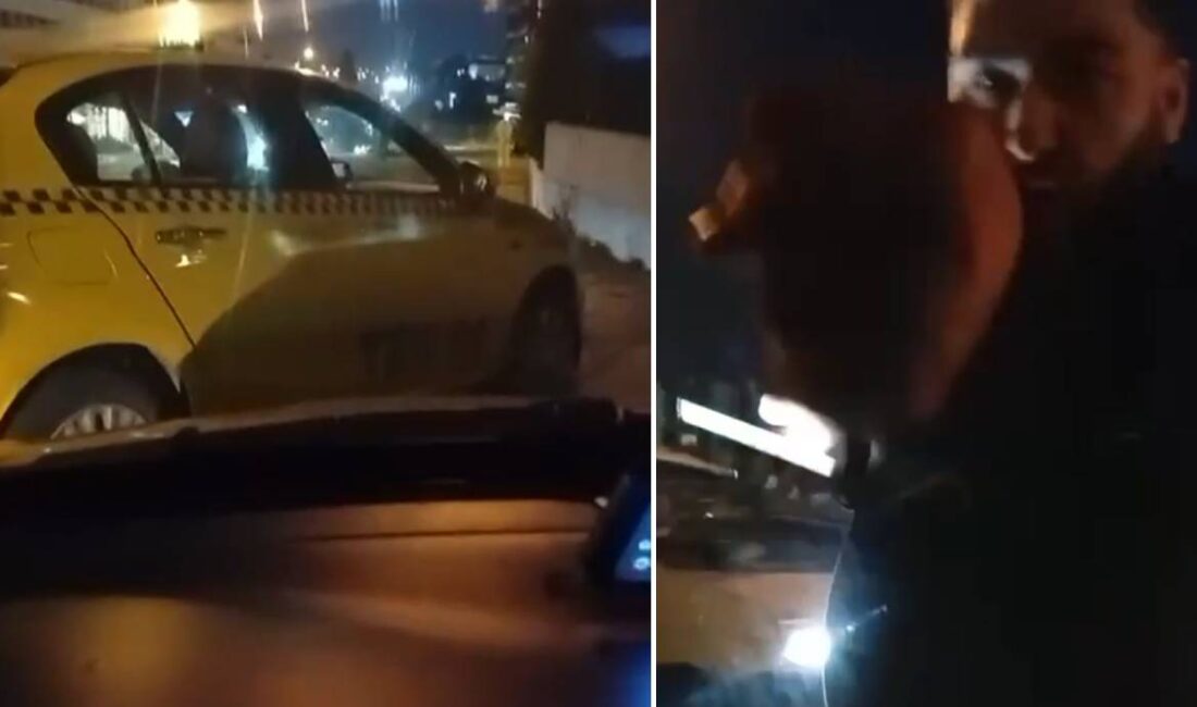 İstanbul Esenyurt’ta telefonla konuşmak için aracını park eden taksi sürücüsü,