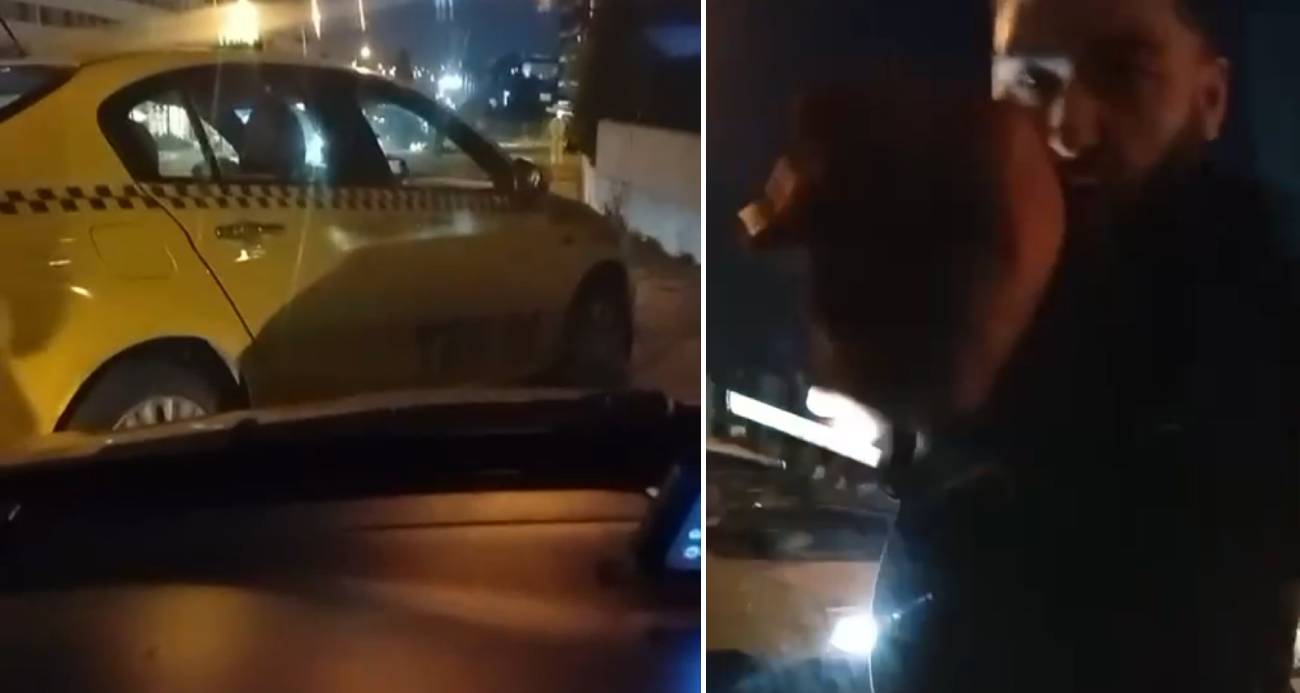 İstanbul Esenyurt’ta telefonla konuşmak için aracını park eden taksi sürücüsü,