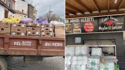 Çanakkale’nin Gökçeada ilçesinde yapılan denetimde bir şarküteride bozuk et, tavuk