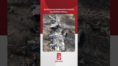 Kanal 3Cum, Kasım 14, 2025 9:20amURL:Embed:C-130 uçağımızın enkazına ait görüntü