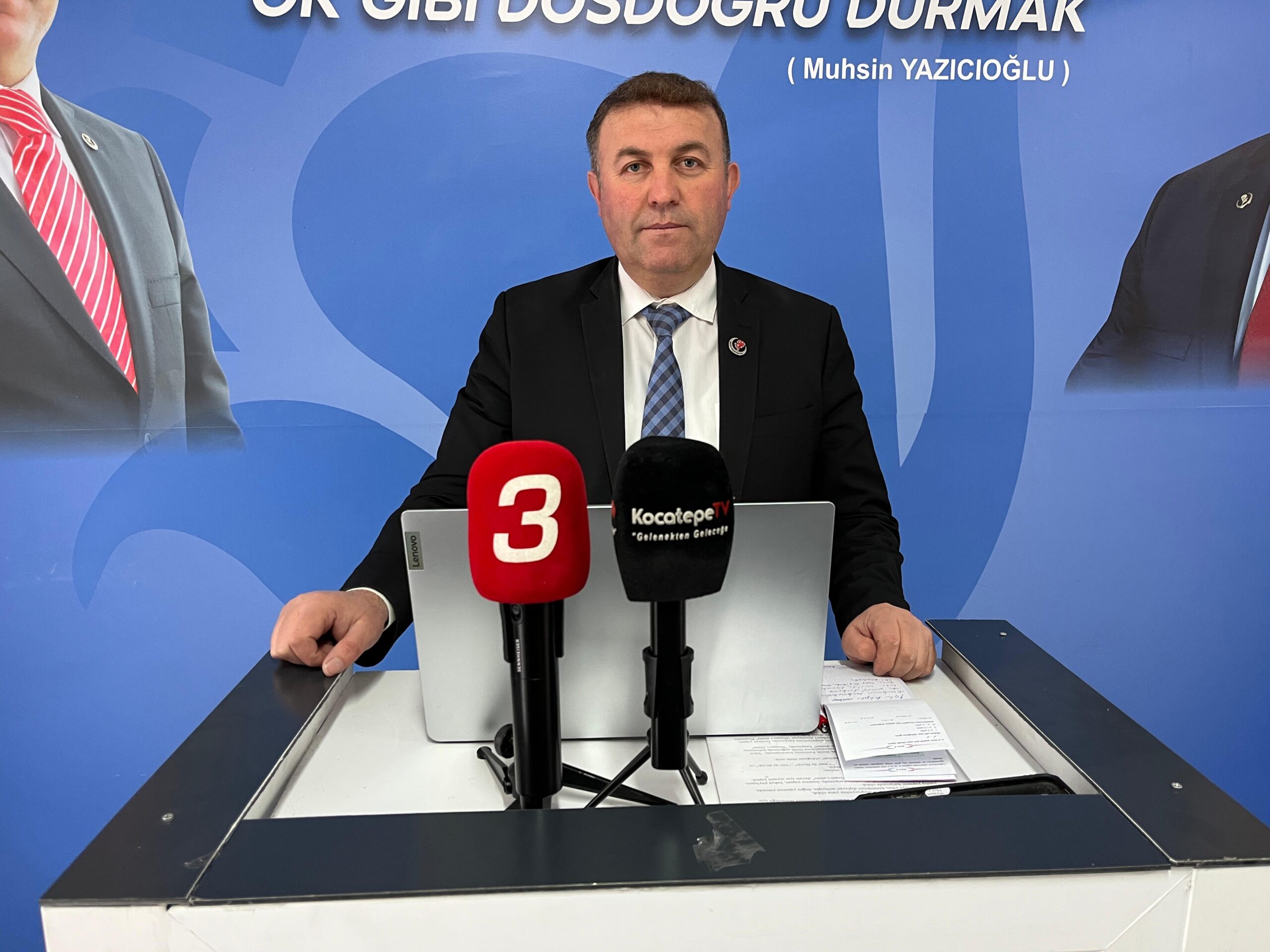 Büyük Birlik Partisi (BBP) Afyonkarahisar İl Başkanı Süleyman Çağlar, düzenlediği