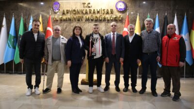 Goalball branşında Türkiye şampiyonu olan Afyonkarahisar Engelliler Gençlik Spor Kulübü