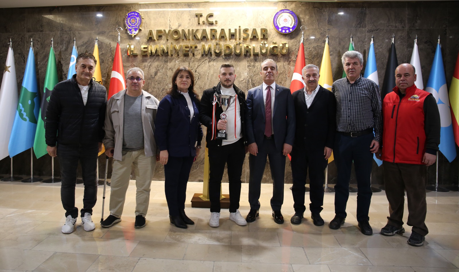 Goalball branşında Türkiye şampiyonu olan Afyonkarahisar Engelliler Gençlik Spor Kulübü