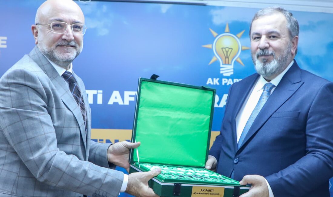 Afyonkarahisar’a gelen AK Parti Çevre ve Şehircilik Politikaları Başkan Yardımcısı