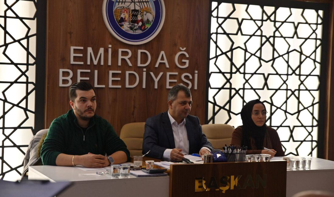 Emirdağ Belediyesi yılın son Meclis toplantısı, Belediye Başkanı Serkan Koyuncu