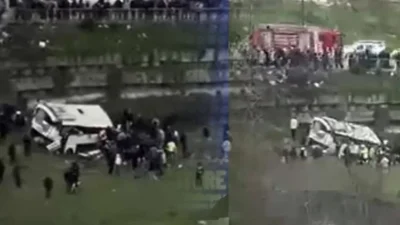 İstanbul Esenyurt’ta akşam saatlerinde yürekleri dağlayan bir trafik kazası meydana