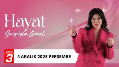 Kanal 3Per, Aralık 4, 2025 10:26amURL:Embed:📶https://kanal3.com.tr/ Sosyal Medya Hesaplarımızı Takip