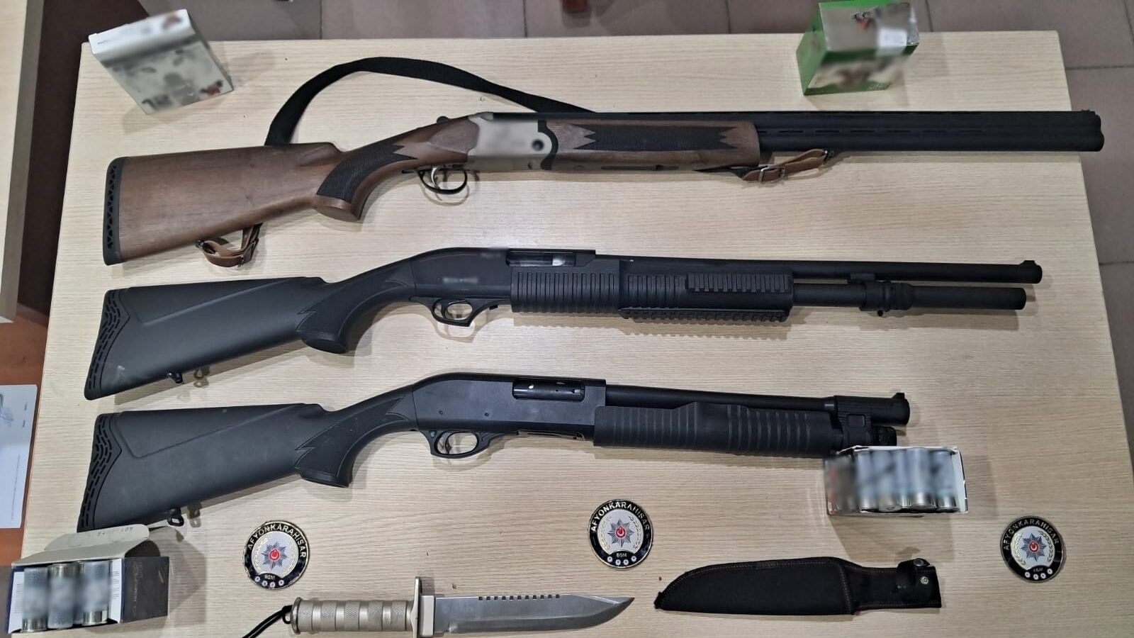 Afyonkarahisar İl Emniyet Müdürlüğü ekipleri tarafından son bir hafta içerisinde