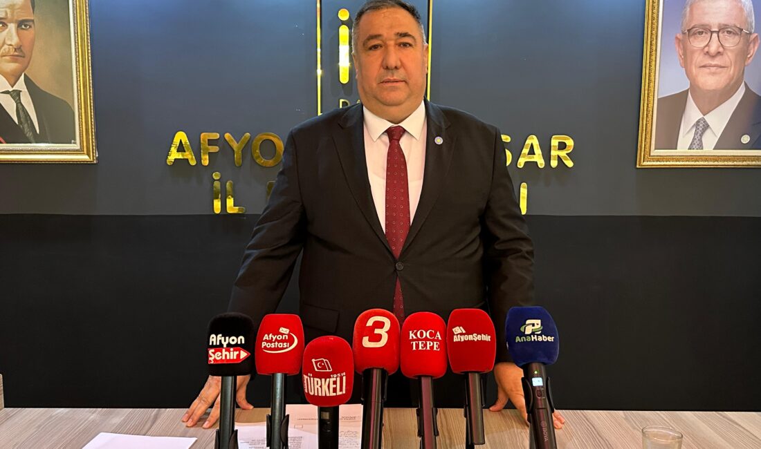 İYİ Parti Afyonkarahisar İl Başkanı Muhammet Mısırlıoğlu, asgari ücretin en