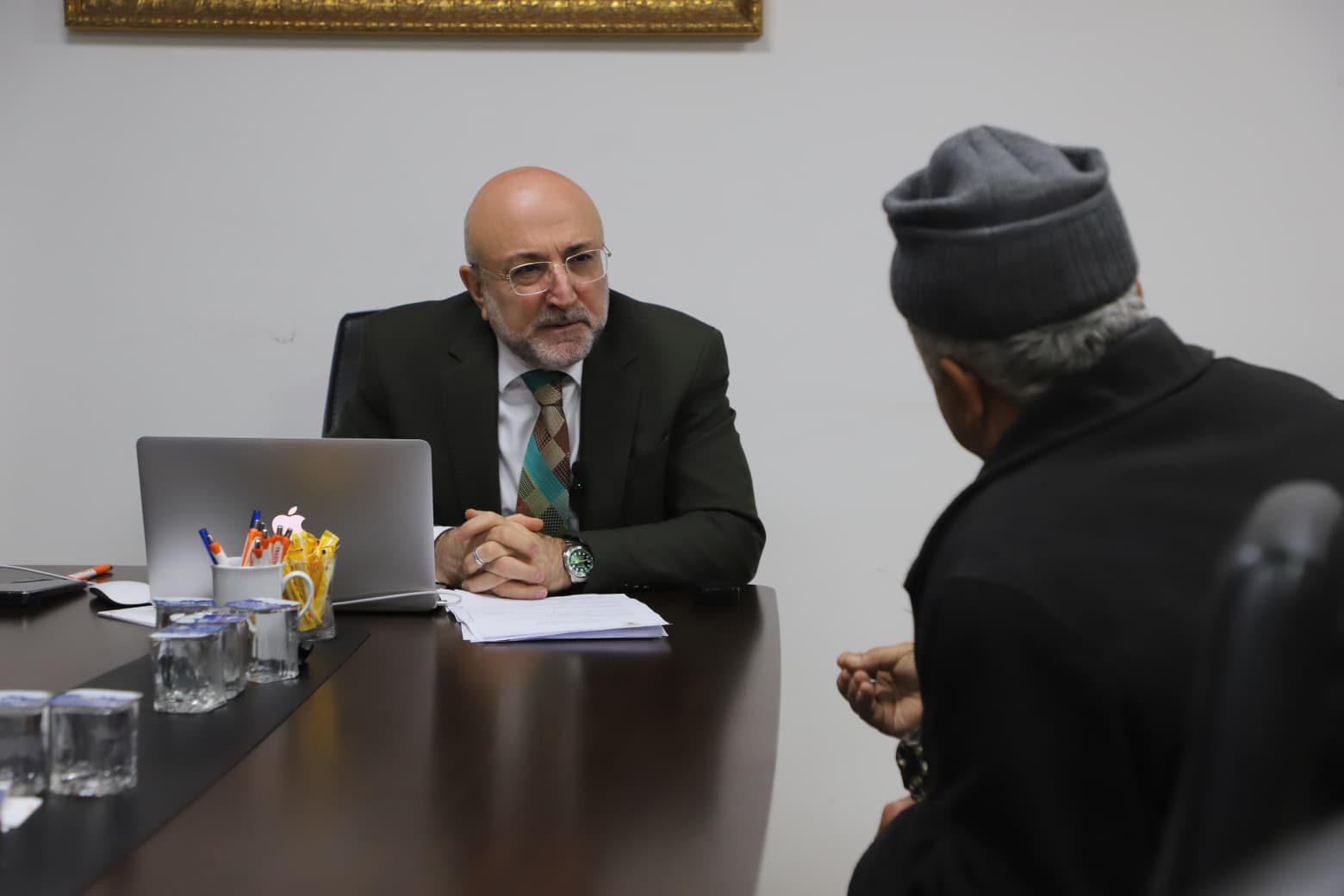 AK Parti Afyonkarahisar İl Başkanı Turgay Şahin, halk buluşmaları kapsamında