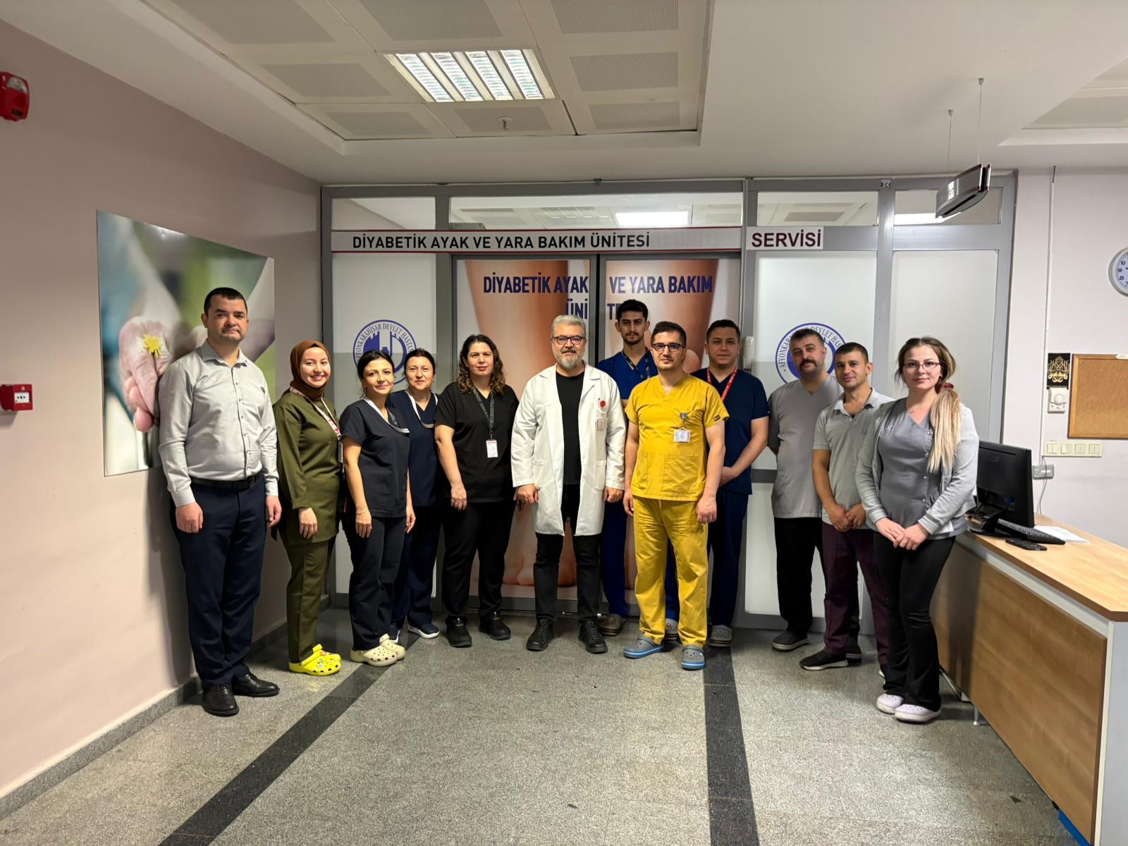 Afyonkarahisar Devlet Hastanesi bünyesinde 2021 yılında hizmete açılan Diyabetik Ayak