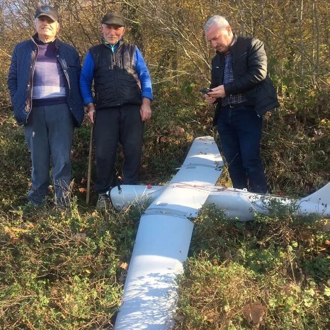 İçişleri Bakanlığı, Kocaeli'nin İzmit ilçesinde Rus menşeili "Orlan-10" tipi olduğu