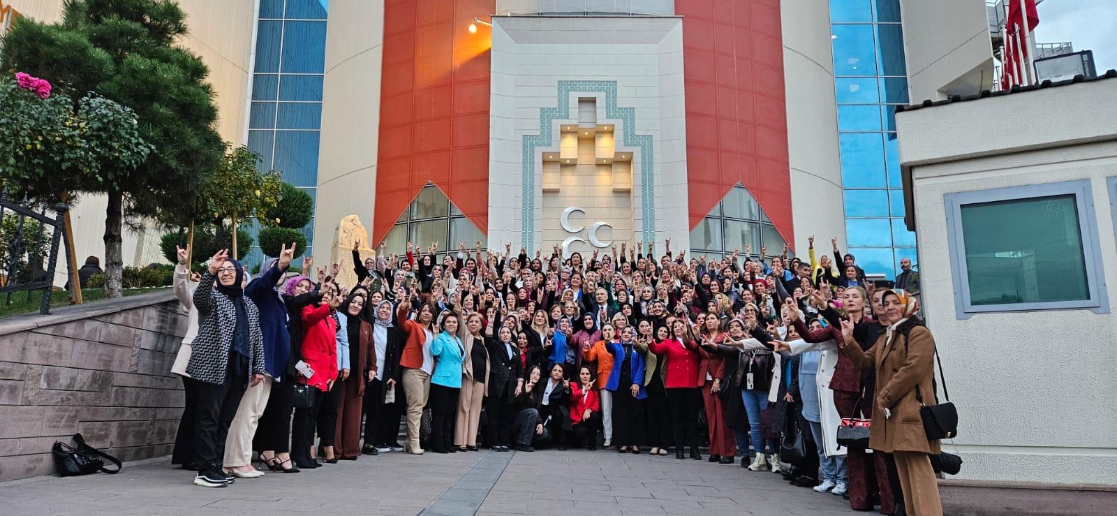 MHP Afyonkarahisar KAÇEP üyeleri, MHP lideri Devlet Bahçeli'nin himayelerinde Ankara’da