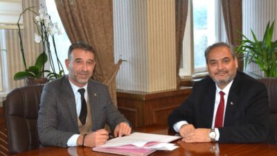 AFSÜ Rektörü Prof. Dr. Adem Aslan, önemli bir iş birliği