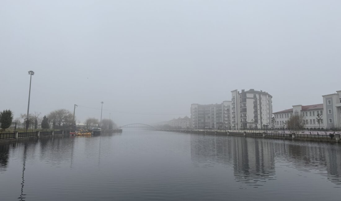 Afyonkarahisar'da etkili olan sis nedeniyle görüş mesafesi yer yer 50