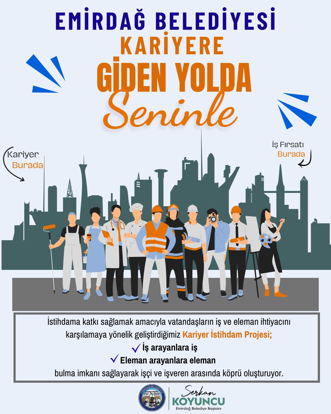 Gelişen, büyüyen ve üretim gücünü her geçen gün arttıran Emirdağ,