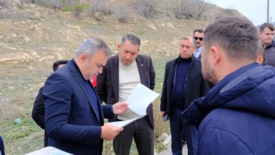 Afyonkarahisar’ın Dinar ilçesinde önemli bir trafik sorununu çözüme kavuşturacak olan