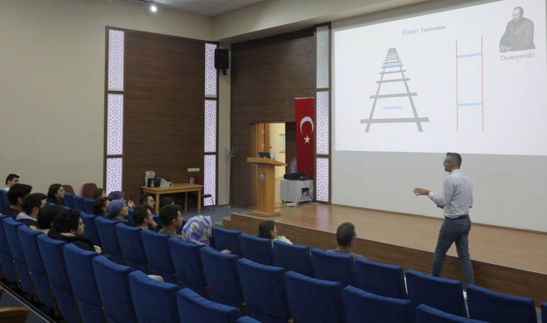 AFSÜ Kitap ve Söyleşi Topluluğu tarafından düzenlenen etkinlikte, “Kanizsa Üçgeni,