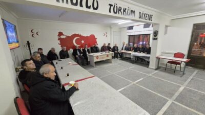 Milliyetçi Hareket Partisi Şuhut İlçe Başkanlığı’nın haftalık istişare toplantısına katılan