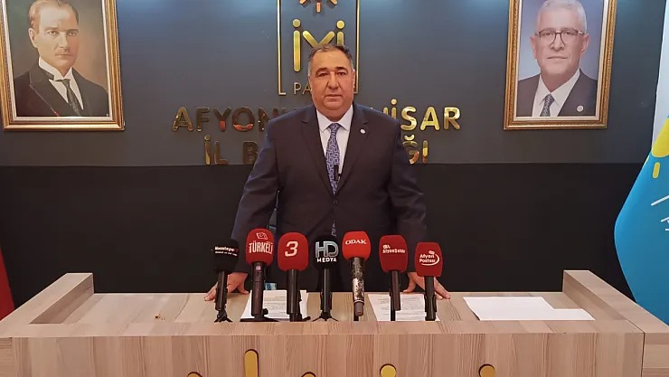 İYİ Parti Afyonkarahisar İl Başkanı Muhammet Mısırlıoğlu, son dönemde Türkiye’ye