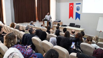 Toplantıya TTO Koordinatörü Prof. Dr. Atilla Evcin, Çay Meslek Yüksekokulu