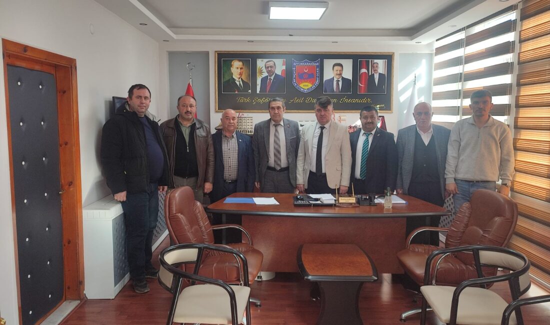 Afyonkarahisar merkez ve ilçe Şoförler ve Otomobilciler Esnaf Odası başkanları,