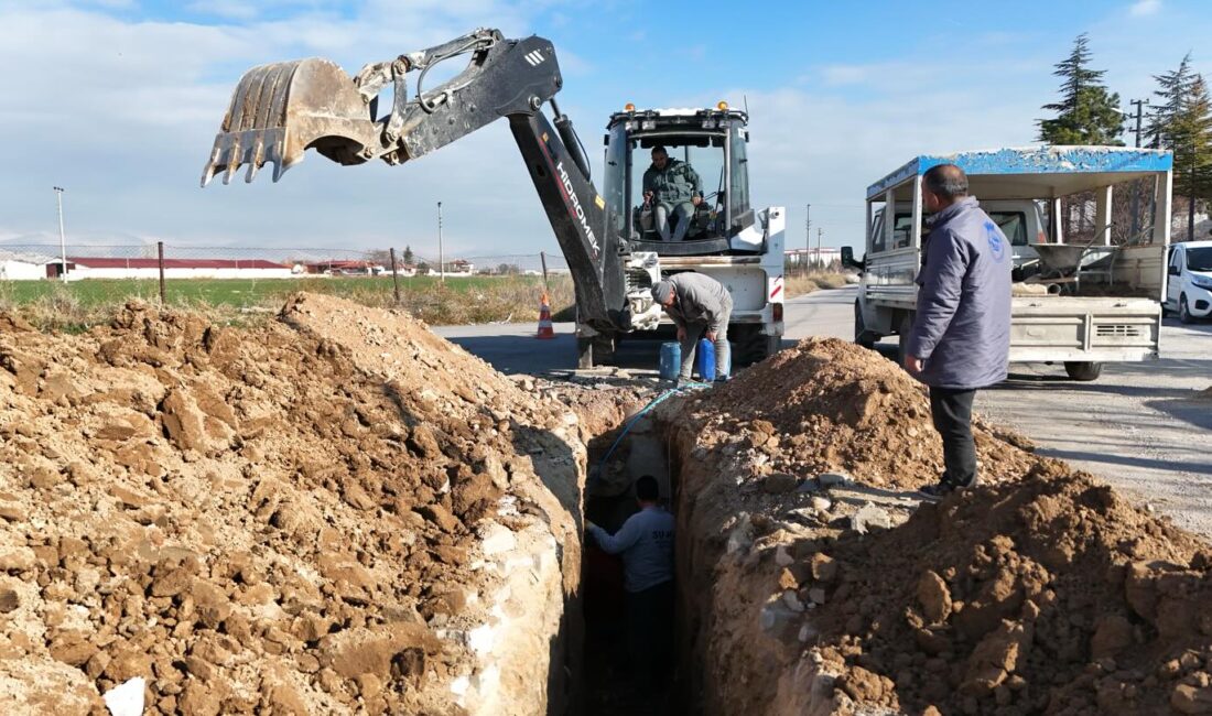 Bolvadin Belediyesi Su ve Kanalizasyon İşleri Müdürlüğü ekipleri, Ağılönü Bölgesi