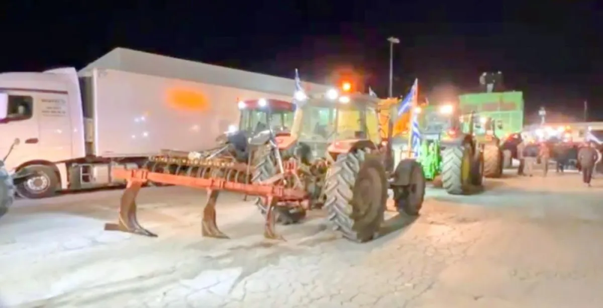 Yunanistan’da çiftçilerin tarım politikalarına karşı başlattığı eylem, Türkiye sınırında büyük