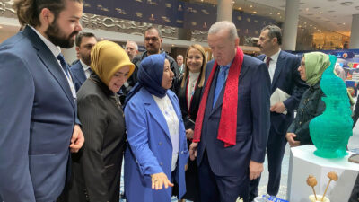 Cumhurbaşkanı Recep Tayyip Erdoğan’ın katıldığı AK Parti Genel Merkez Kadın