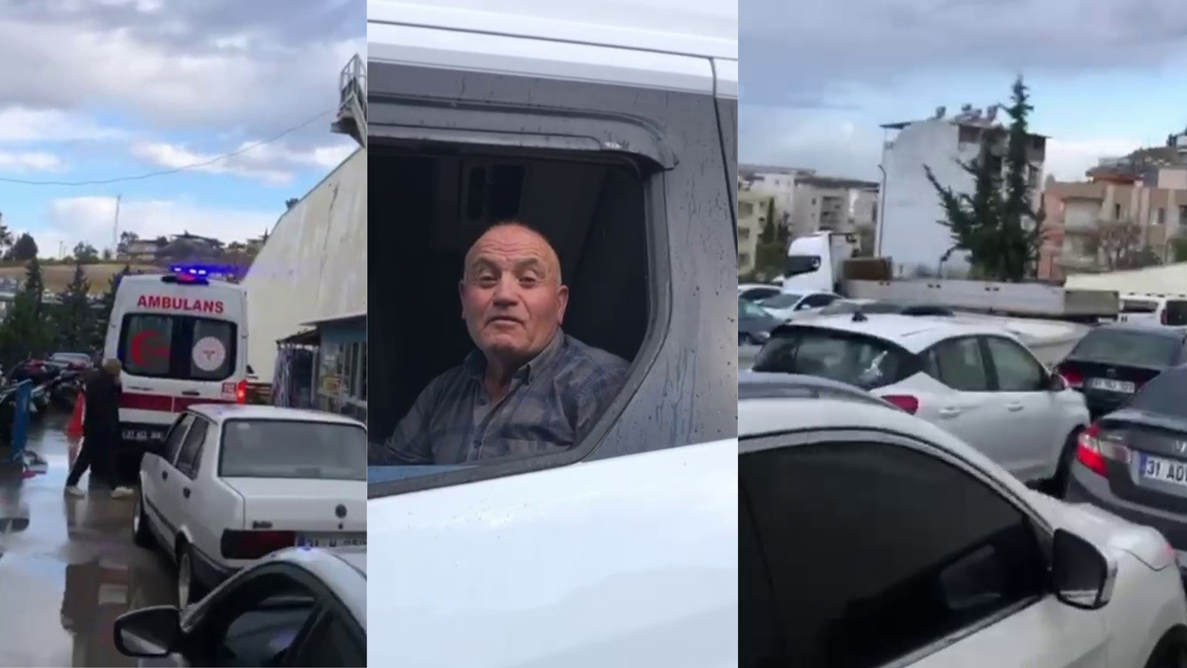 Hatay’da navigasyondan yol takibi yapan ve soluğu hastanede alan tır