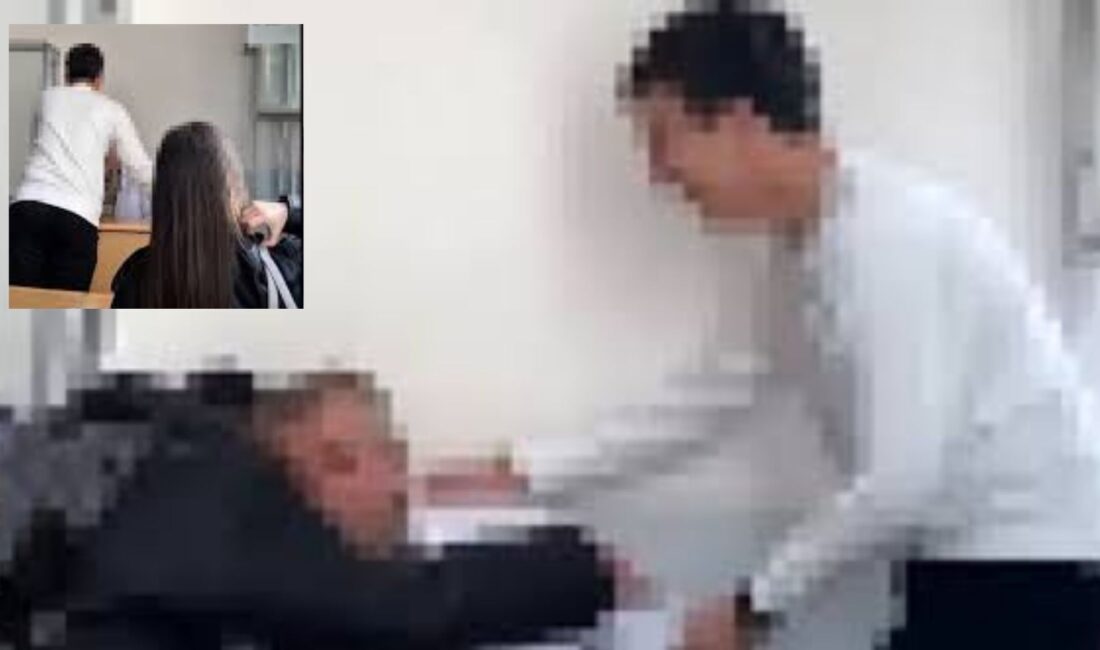 Ankara’da bir lisede öğrencilerin sınıf içinde öğretmenlerine saygısız davranışlarda bulunduğu