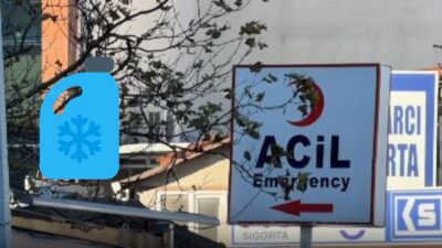 Bir şantiyede sabah saatlerinde meydana gelen akılalmaz olay, bir işçinin