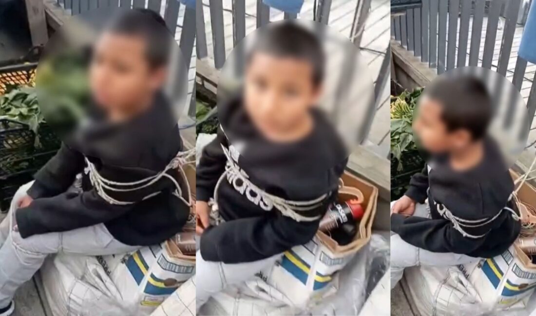 İstanbul Sarıyer Ayazağa'da kurulan semt pazarında, iddiaya göre eşofman çalarken