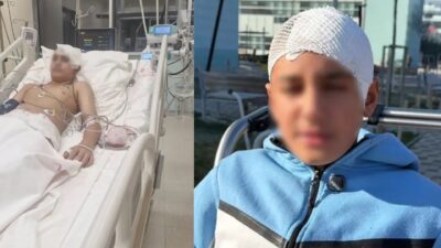 Akran zorbalığı sınırlarını aştı, arkadaşıyla tartışan çocuk eline aldığı taşla